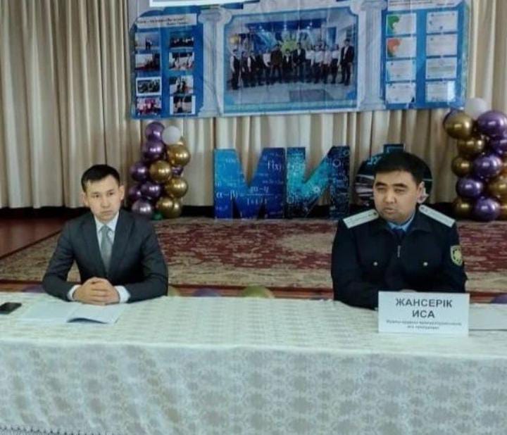 «Жасөспірімдер арасындағы құқық бұзушылықтың және буллингтің алдын алу» тақырыбында факультативтік сабақ жүргізілді.